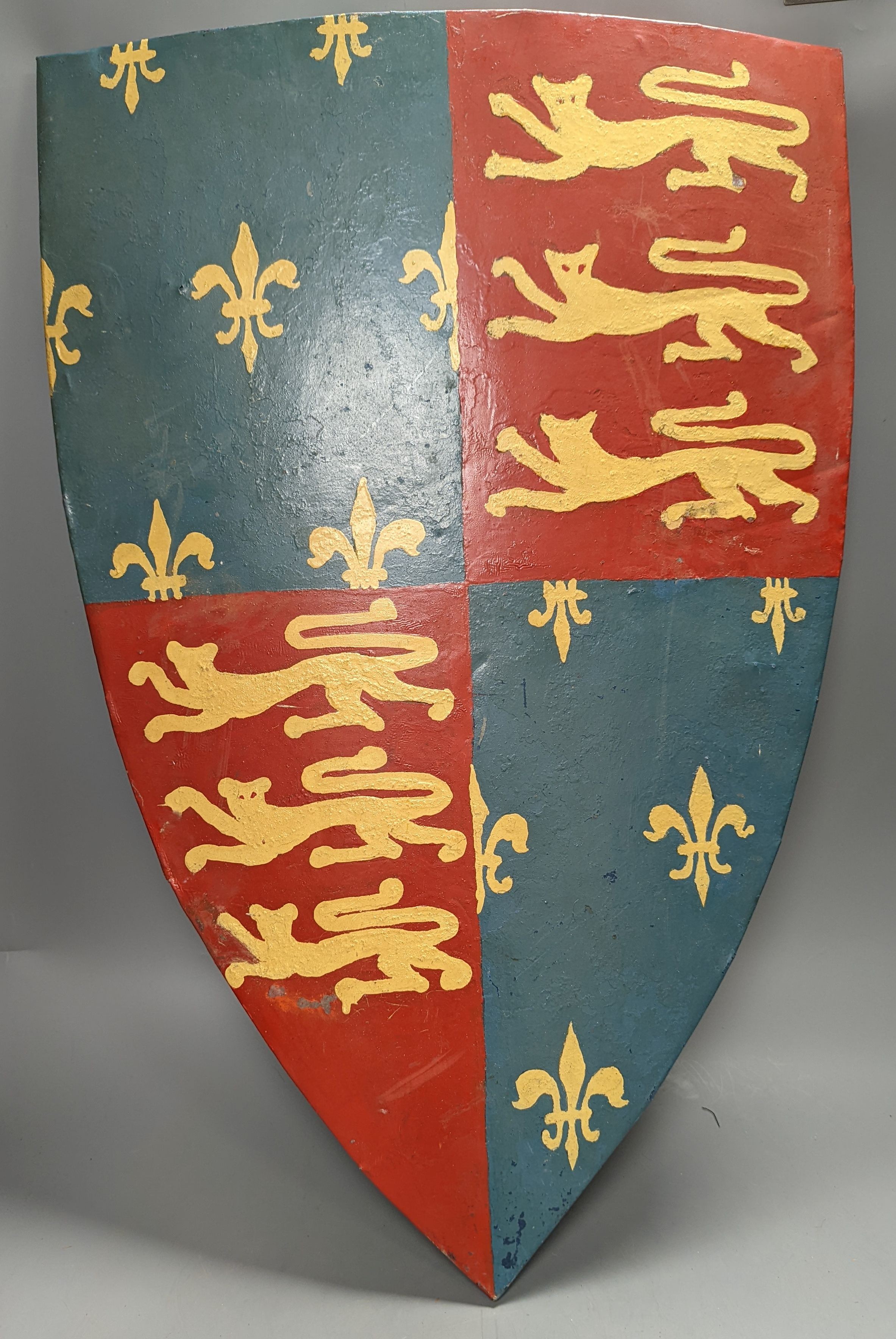 A collection of heraldic shields